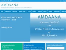 Tablet Screenshot of amdaana.com